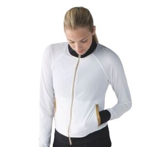 Lululemon Athletica Sweaty Or Not Jacket Ladies Size 6